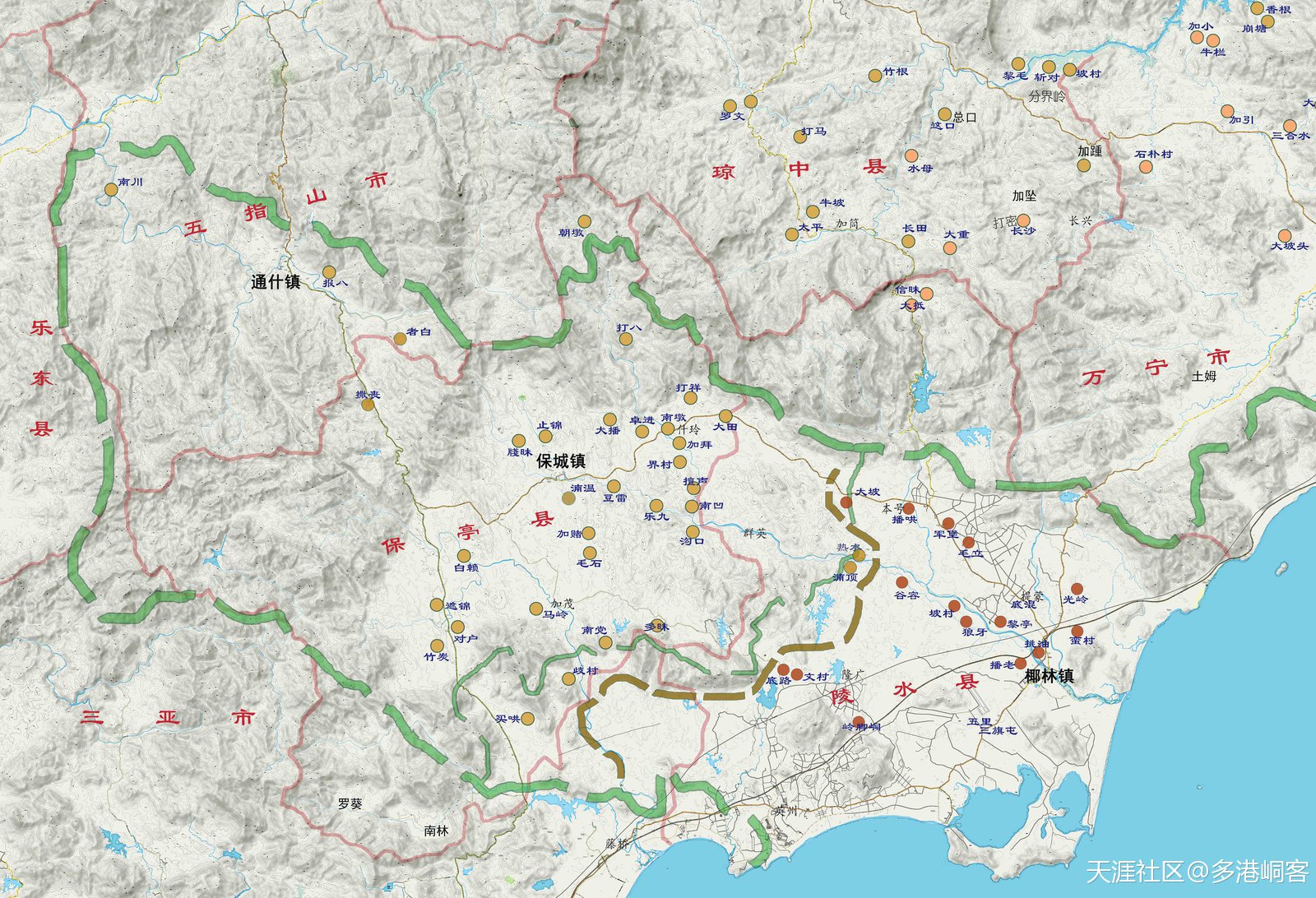 永樂(lè )撫黎 輿圖久遠——陵水保亭史地志⑤ 明初