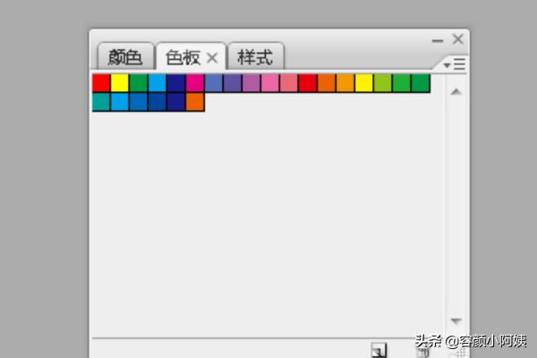 Photoshop怎么恢復色板中的默認顏色？