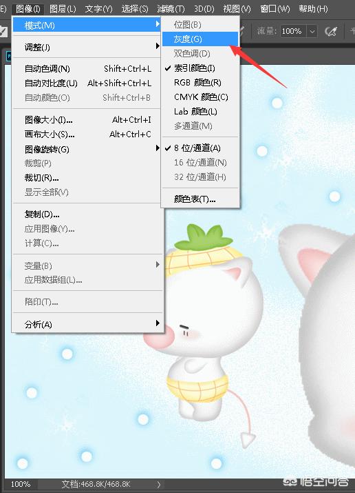 Photoshop中的灰度模式是什么意思？
