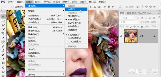 怎么將拍攝的彩色照片調成黑白照片？