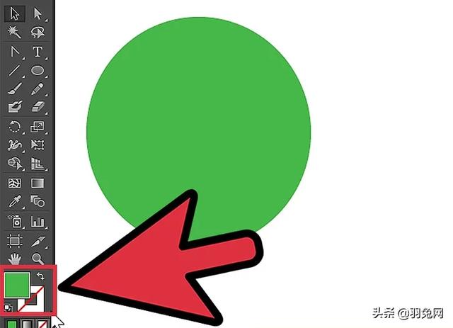 ai中如何更改圓形的尺寸？