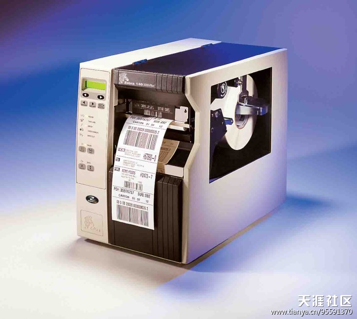 zebra 105sl 斑馬標簽條碼打印機如何設置共享打印條碼打印機？
