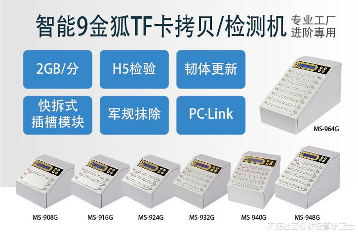 雙母源校驗、燒機壽命測試佑華9系金狐拷貝機MS908G-MS964G
