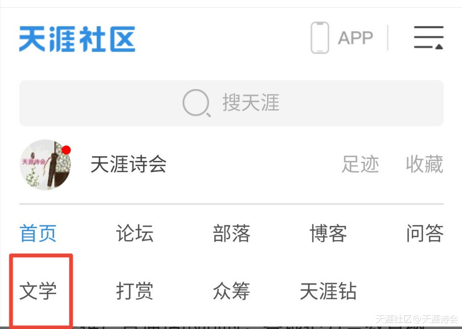 用手機電腦版如何打開(kāi)《天涯詩(shī)會(huì )》的圖文教程