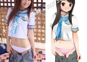 臉紅耳赤的PS精品教程-真人轉二次元，超詳細過(guò)程！(轉載)