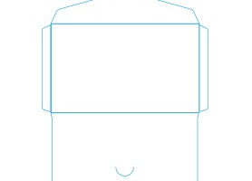 8號西式150x250x55mm尖角(帶插口)