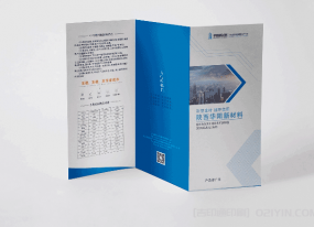 產(chǎn)品說(shuō)明三折頁(yè)印刷