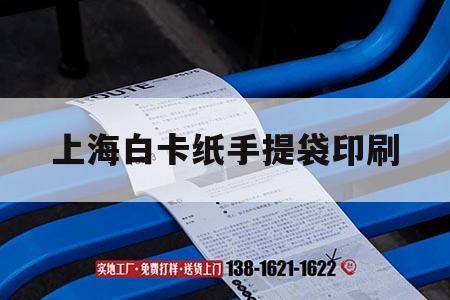 上海白卡紙手提袋印刷｜白卡紙手提袋怎么算展開(kāi)尺寸  第1張